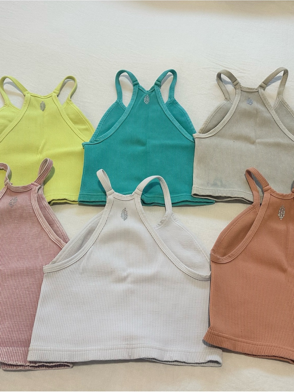 Free People Ribbed Tank Top Collection - Multi Colors - Picture 3 of 4